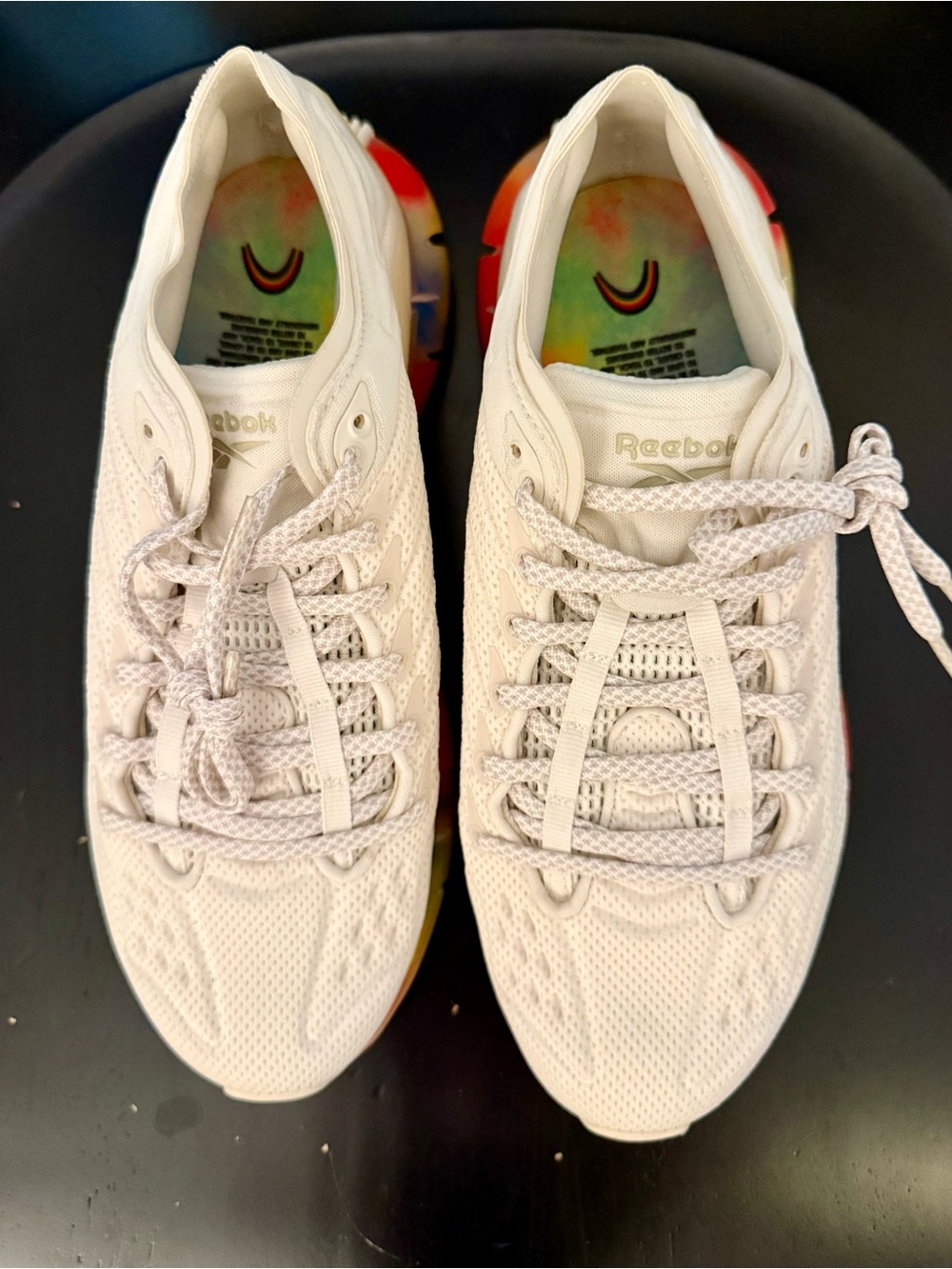 Reebok zig kinetica sneakers ( mens / women’s) pride midsole